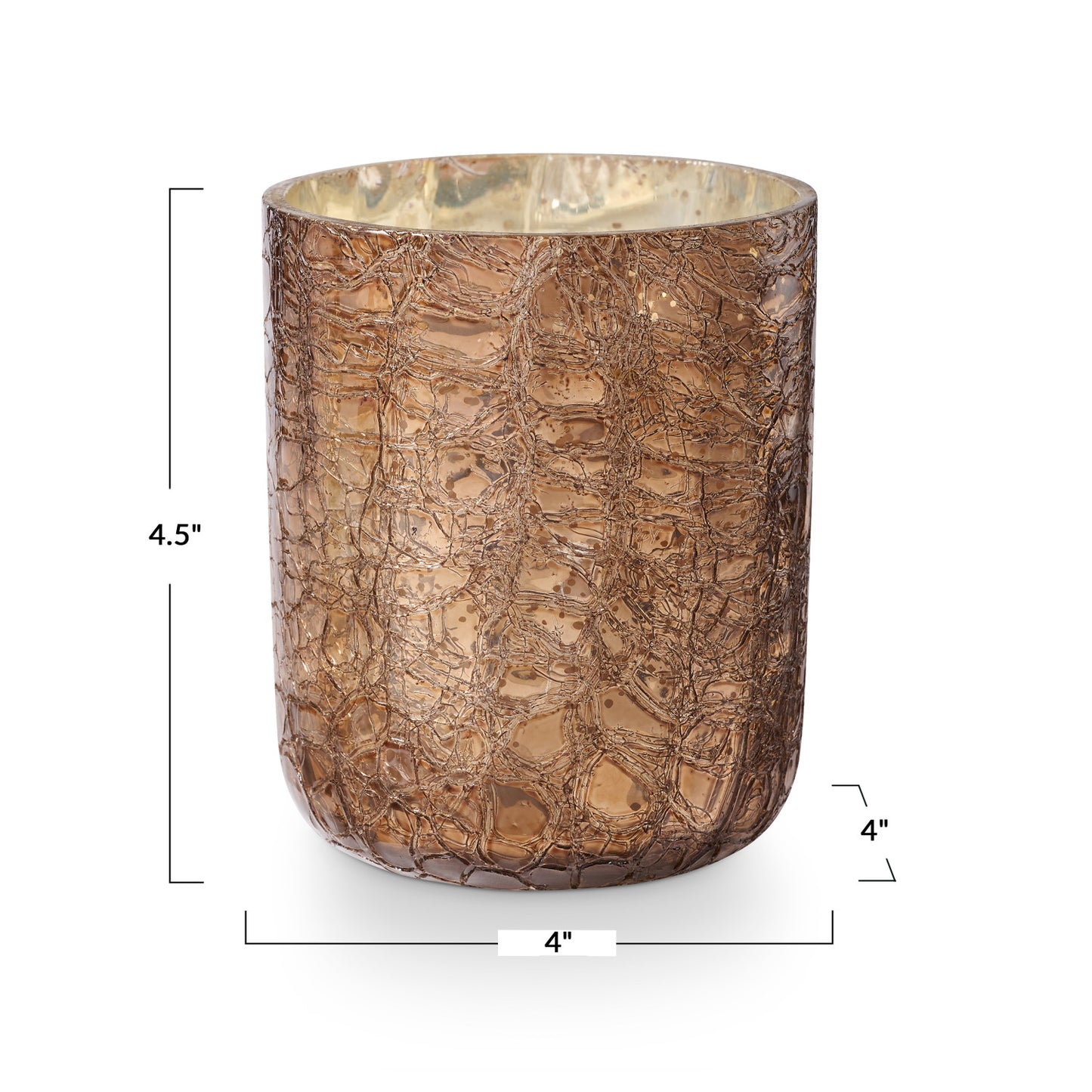 Woodfire Boxed Crackle Glass Candle 8.3oz