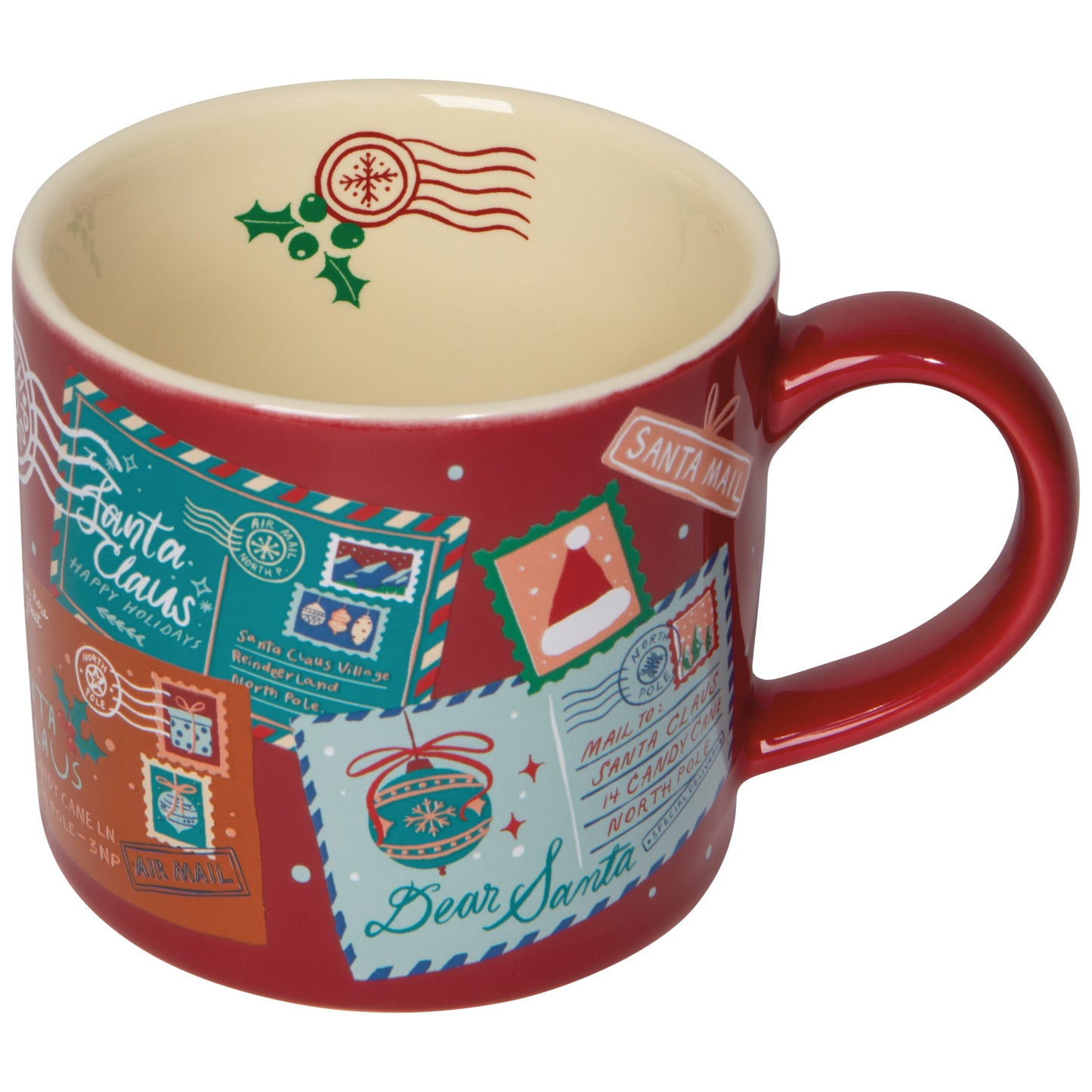 Santa Mail Christmas Mug w/ Gift Box