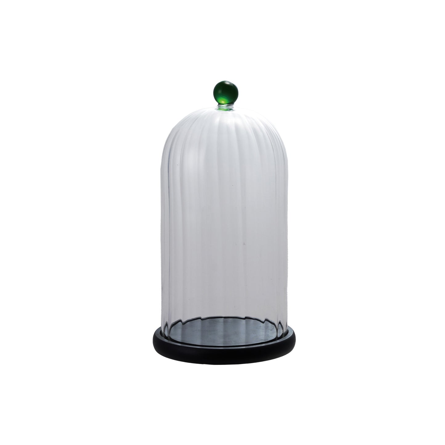 Fluted Glass Woodland Cloche