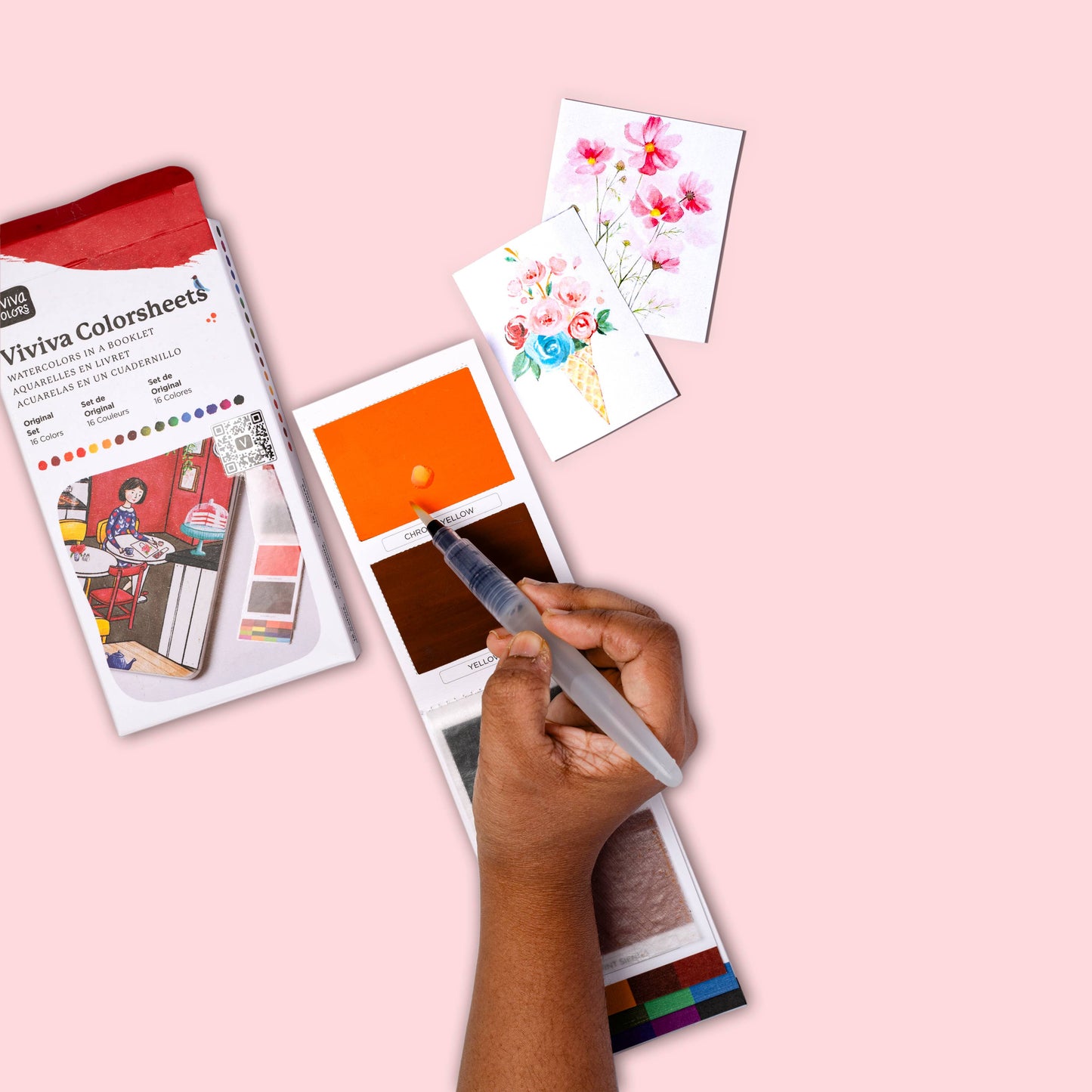 Viviva Colorsheets - Watercolor Booklet
