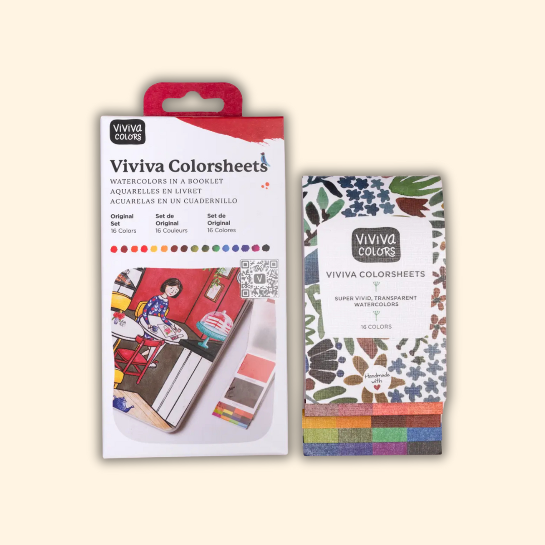 Viviva Colorsheets - Watercolor Booklet