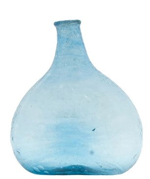 Hand-Blown Seeded Glass Vase, Various