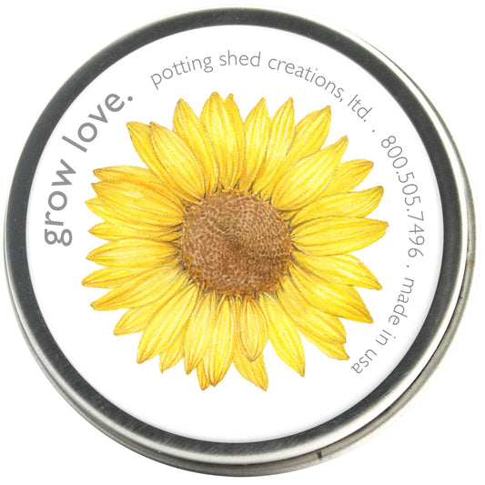 Grow Love Sunflower Garden Sprinkles Seed Tin