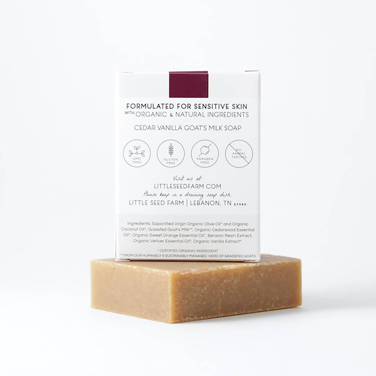 Cedar Vanilla Goat's Milk Soap