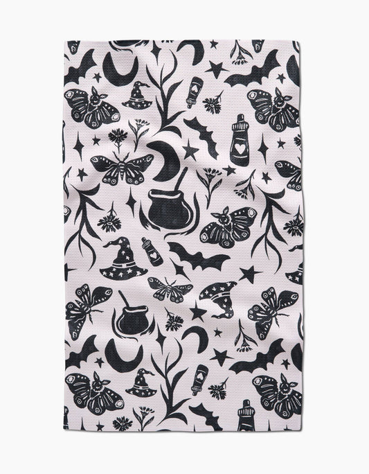 Geometry Moths And Things Tea Towel