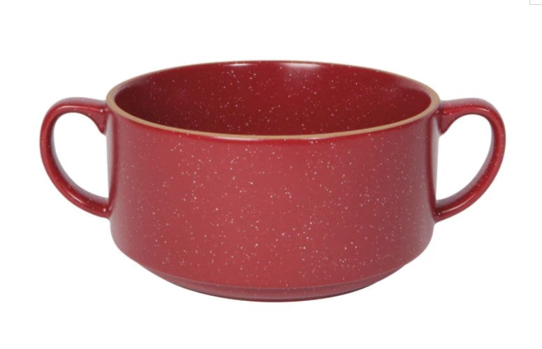 Double Handle Soup Bowl, Various Colors