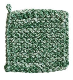 Cotton Crocheted Pot Holder, Asst.
