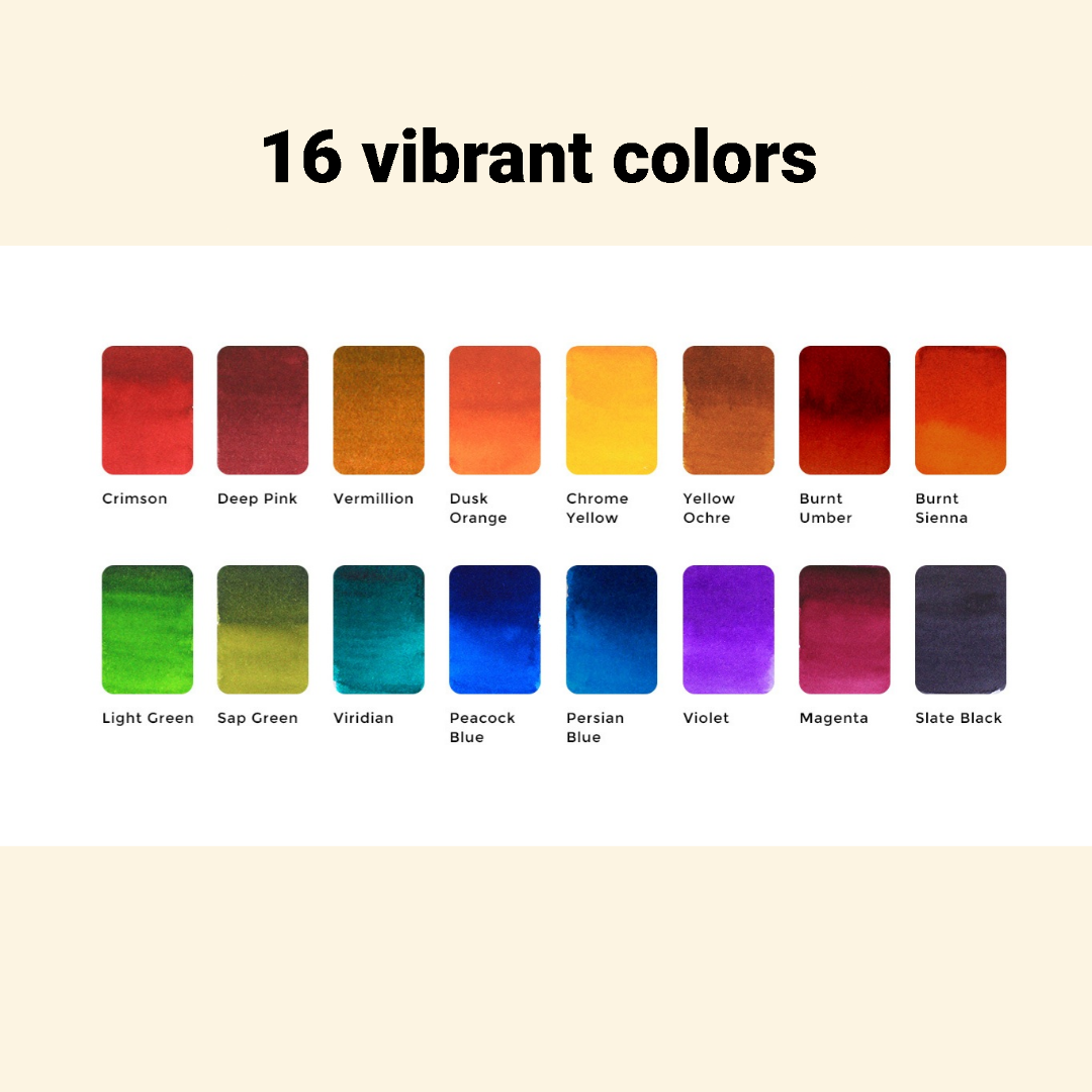 Viviva Colorsheets - Watercolor Booklet