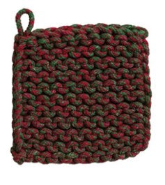 Cotton Crocheted Pot Holder, Asst.