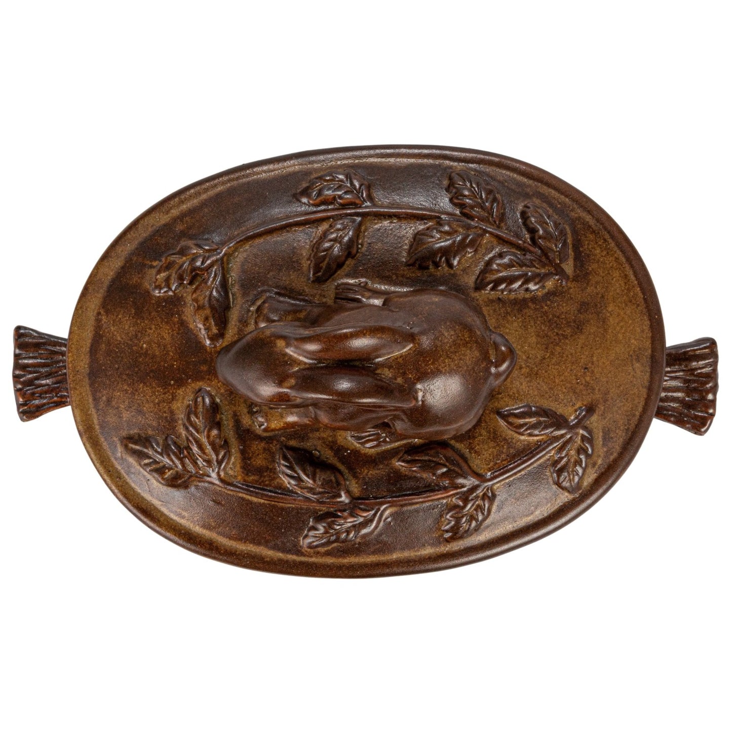 Stoneware Baker w/ Rabbit