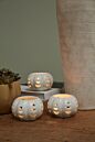 Pumpkin Stack Votive Holder