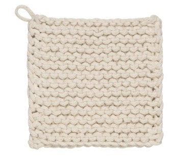 Cotton Crocheted Pot Holder, Asst.