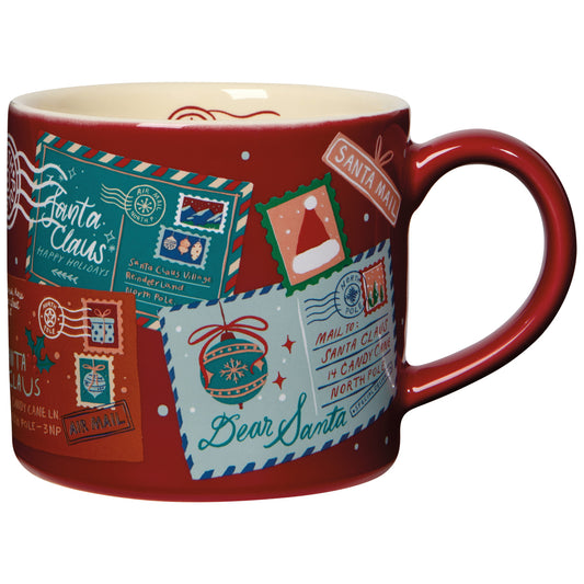 Santa Mail Christmas Mug w/ Gift Box