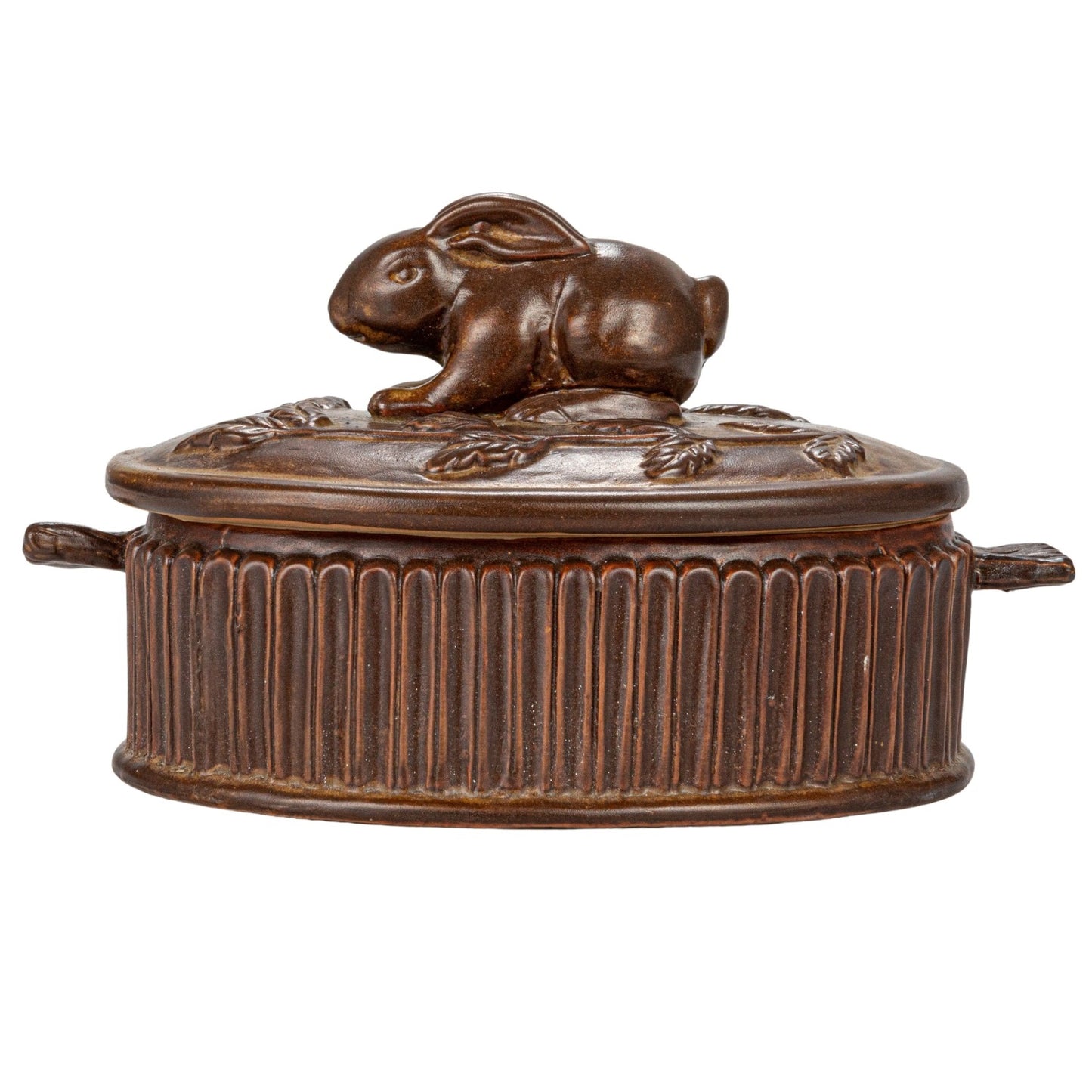 Stoneware Baker w/ Rabbit