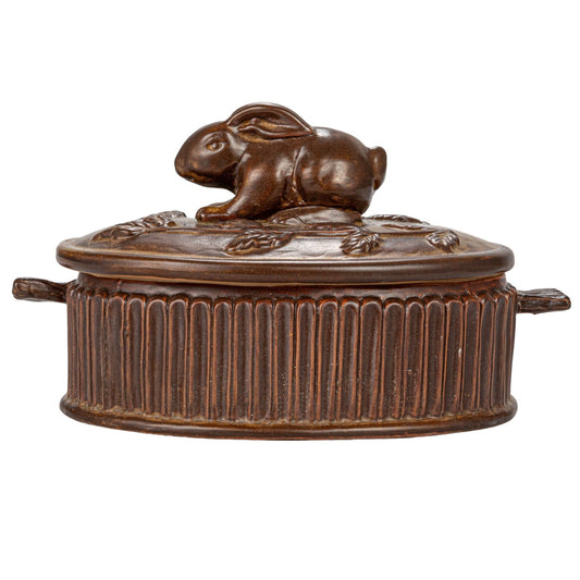 Stoneware Baker w/ Rabbit