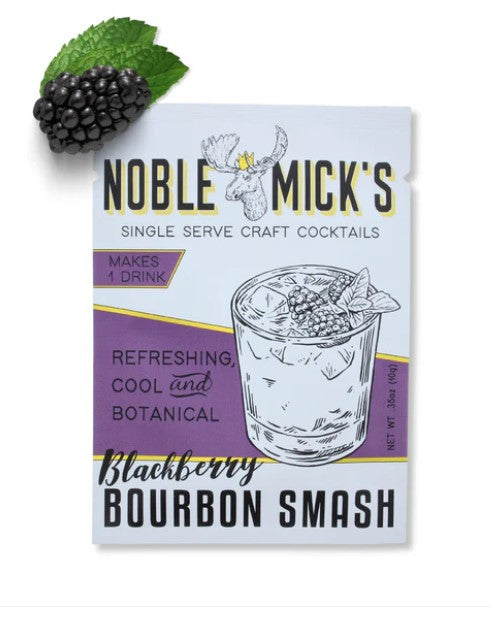 Noble Mick's Blackberry Bourbon Smash