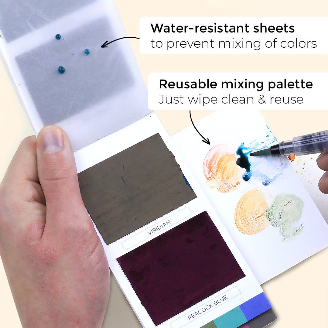 Viviva Colorsheets - Watercolor Booklet