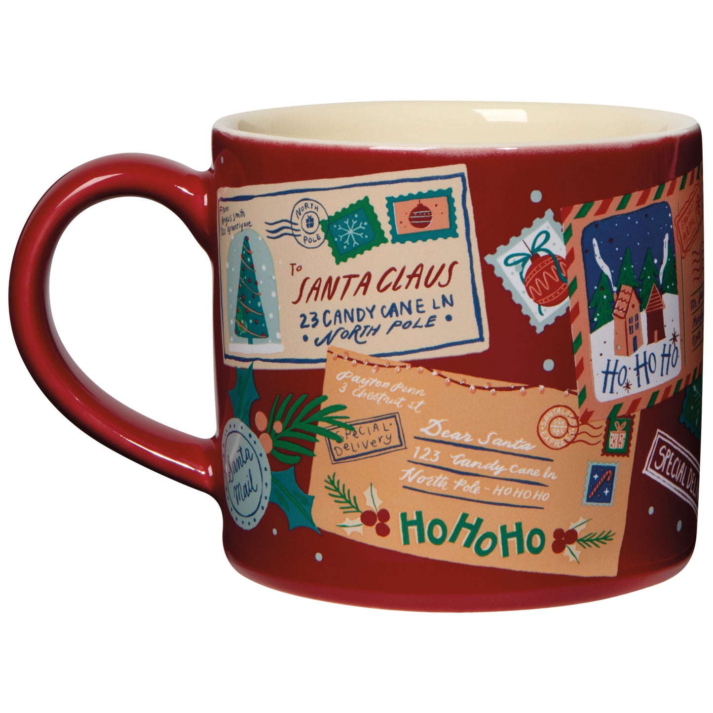 Santa Mail Christmas Mug w/ Gift Box