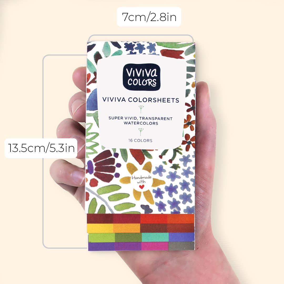 Viviva Colorsheets - Watercolor Booklet
