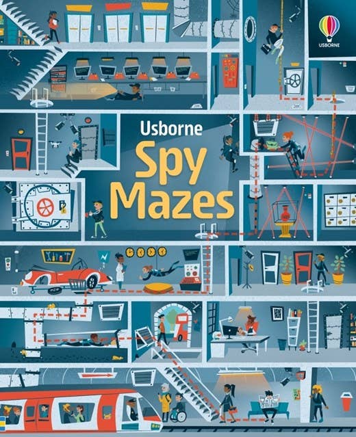 Usborne Spy Mazes Activity Book