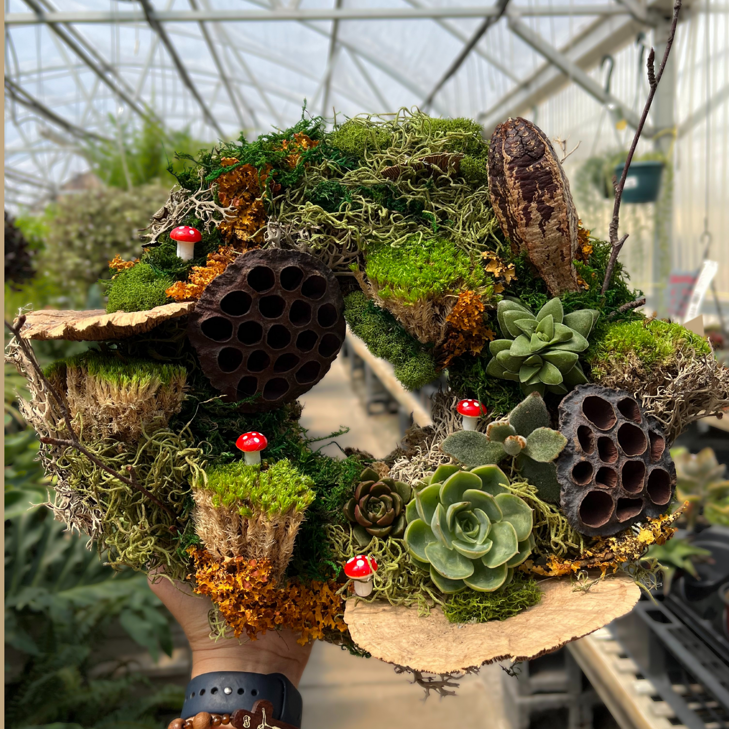 Autumn Living Wreath Workshop - Saturday, September 5 at 11am