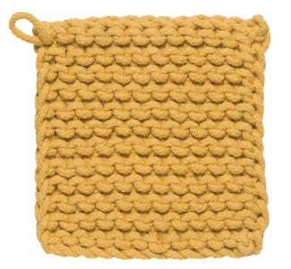 Cotton Crocheted Pot Holder, Asst.