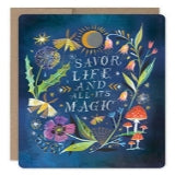 Savor Life Birthday Card