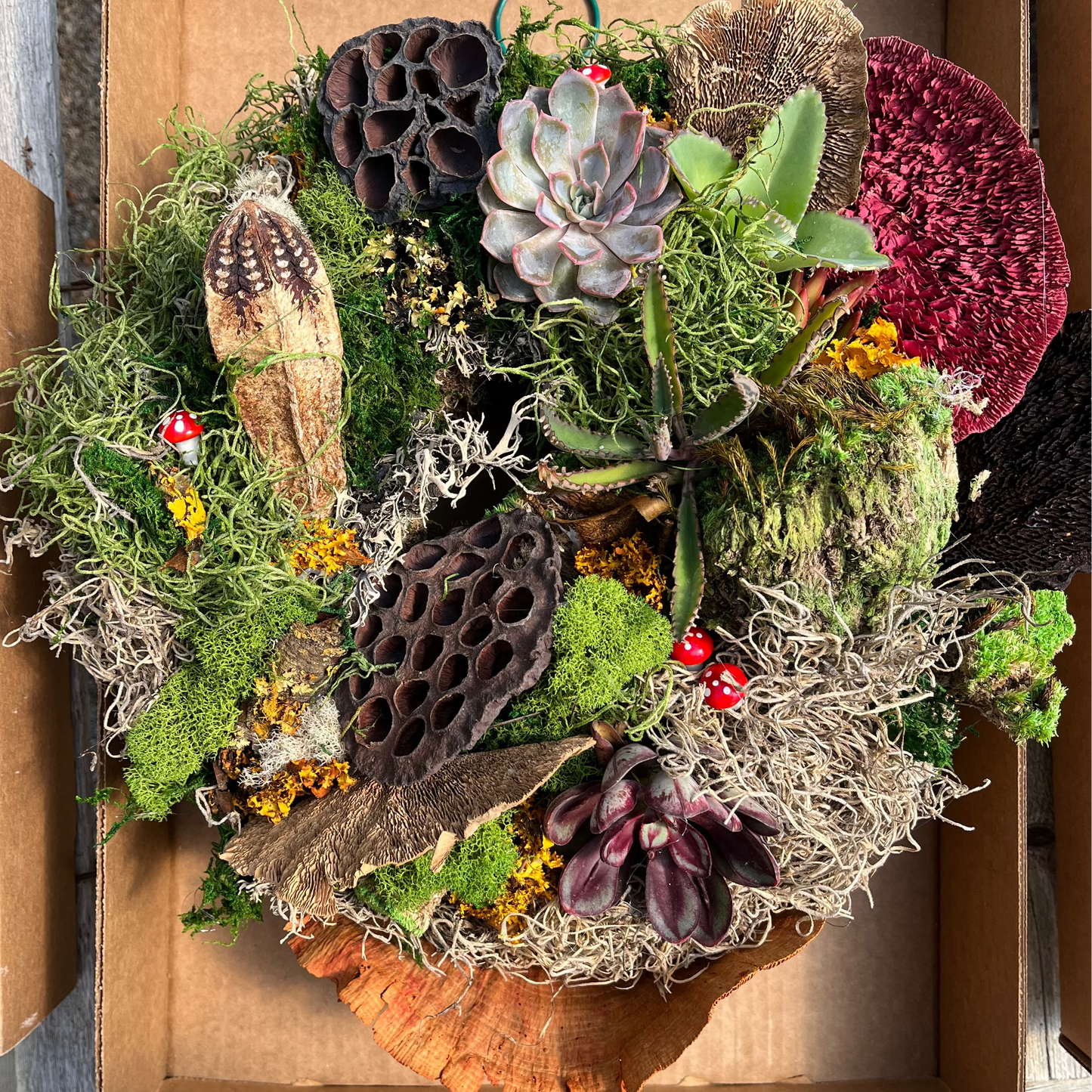 Autumn Living Wreath Workshop - Saturday, September 5 at 11am