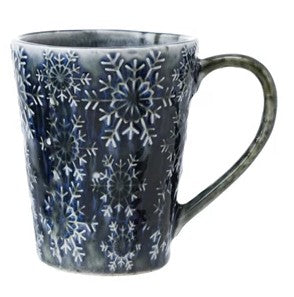 Snowflake Stoneware Mug